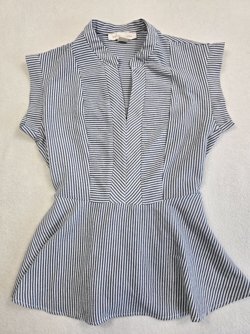 Striped Monteau Los Angeles Womens XS Blouse